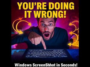 How to Take a Screenshot in Windows or Laptops in Minutes? Like a Pro