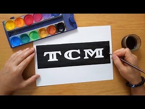 How to draw the TCM logo - TCM Turner Classic Movies