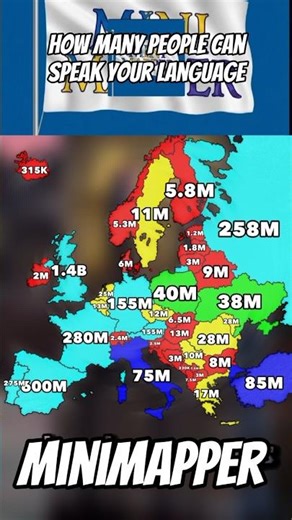 how many people can speak your language? #mapping #mapper