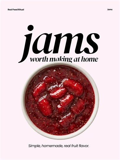 Real Food Ritual | Healthy Recipes on Instagram: "Access 250+ Nourishing Recipes! 🍓 Link in bio @realfoodritual — homemade jam that actually tastes like fruit! Who else thinks store-bought jam is basically just expensive sugar in a jar? 🙋‍♀️ Making your own jam is one of those things that sounds fancy and complicated but is literally so easy it feels like cheating. These recipes use real fruit, minimal sweetener, and zero weird preservatives you can’t pronounce. The blueberry vanilla situation