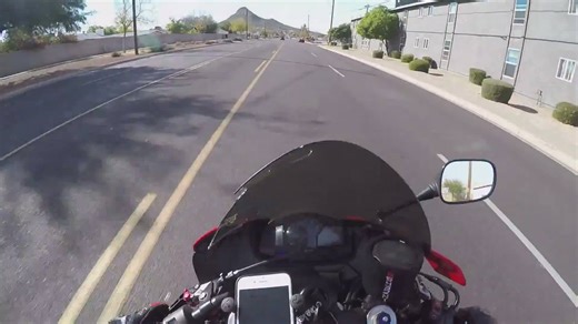 New mini motorcycle brings joy to excited owner