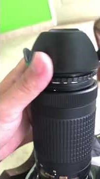 Tutorial descripción lente Nikon 70-300 Nikon d3300😮