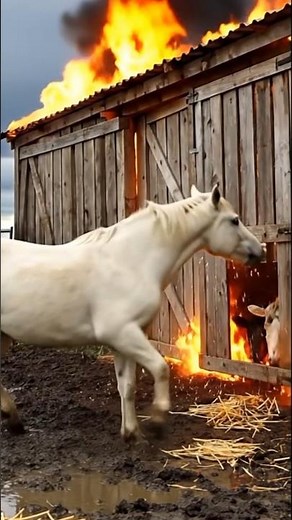 Un cheval héroïque sauve la ferme