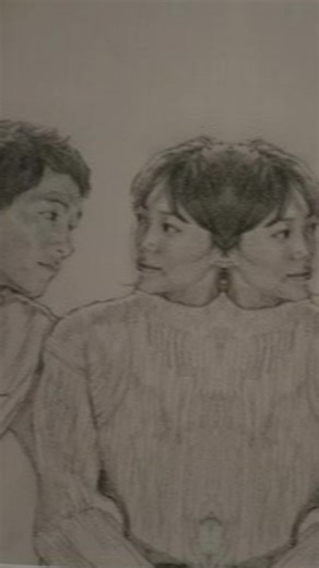 korean best couple drawing #art #sketch #drawing
