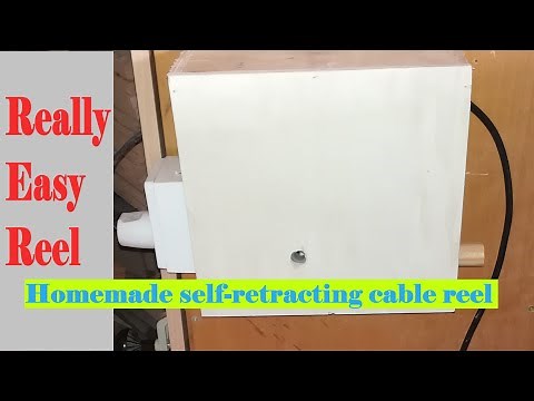 Homemade Self retracting Cable Reel