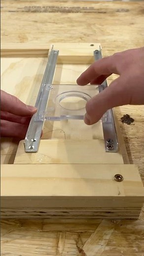 quick and simple router sled I built #woodworking #diy