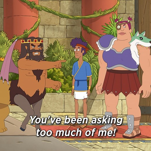 what a way to keep track of time 💀✋ watch the latest episode of #krapopolis now on Hulu. | Animation Domination