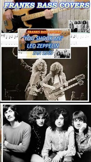 YOU SHOOK ME - LED ZEPPELIN | FRANKS BASS COVERS #shorts2026