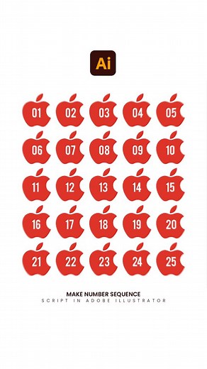 Adobe Illustrator Tips 2025 | Make Number Sequence script | Learn Creative Follow for more Auto numbering Scripts in Adobe Illustrator, illustrator tips, illustrator tutorials, illustrator, tips 2025, learn Creative #illustratortips #illustratortipsandtricks #illustratortip #illustrator2025 #learncreative | Learn Creative 2.0