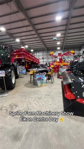 Come and see us at the @Spring Farm Machinery Shows in the Eikon Centre , open till 10pm 😃