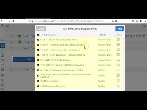 How to create a listing in Transaction Desk
