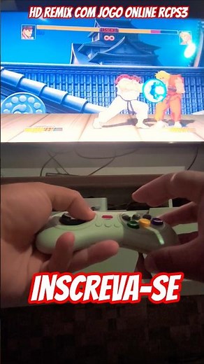 Super street 2 HD Remix Combo está com Netplay no emulador rcps3 #srstreetfighter #streetfighter
