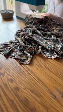 Skirt Sewing Progress: Drawstring & Elastic Channels!