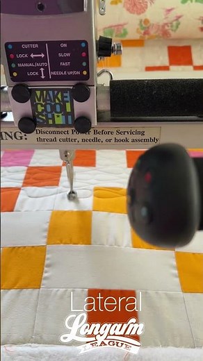 Lateral | Modern Edge-to-Edge Quilting Pantograph from Longarm League