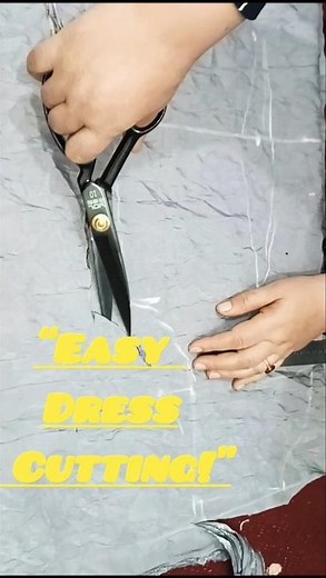 Easy Dress Cutting Tutorial📝