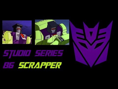 Transformers Studio Series 86 Scrapper Unboxing And Review! The Road To Devastator Has Begun!!
