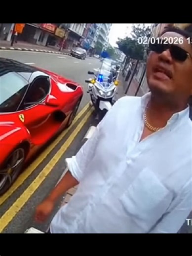 Orang Kaya Berlagak Memandu, Kena Tahan Polis!