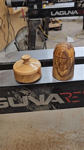 A Little Box Turning #themessystudio #woodturner