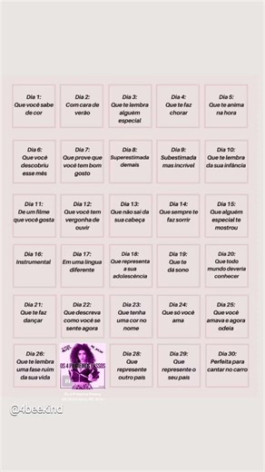 desafio musical Dia 27: Que te lembra uma fase boa da sua vida