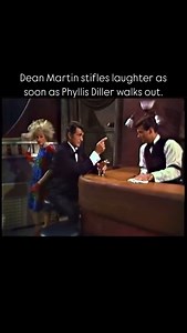 Dean Martin stifles laughter as soon as Phyllis Diller walks out. 😂 #phyllisdiller #sketchcomedy #deanmartin | The Phyllis Diller