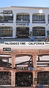1.6M views · 10K reactions | Before and after photos capture the devastation of the wind-driven #PalisadesFire in Southern California. #beforeandafter #wildfire #southerncalifornia #losangeles | AccuWeather | Facebook