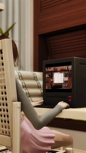 Just my sim and her computer game against the world. Mod Override by Andisims. #sims4 #sims4mods #thesims4 #sims #stardewvalley