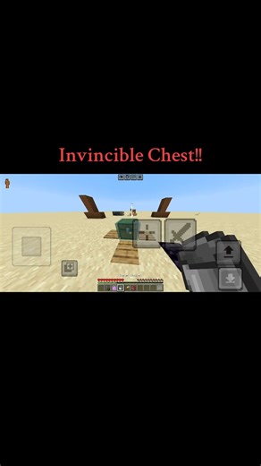 How to make an invincible Chest!!! #viralshorts #shorts #minecraft #minecraftshorts #tutorial #what