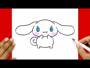 How To Draw Cinnamoroll Easy For Beginners | Cinnamoroll Drawing Tutorial - Videos For Kids
