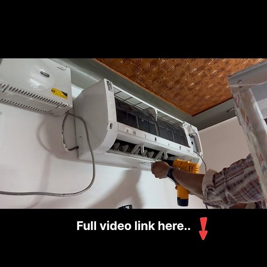 How to remove Split AC cover