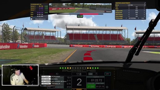 Testing out new tracks on iRacing