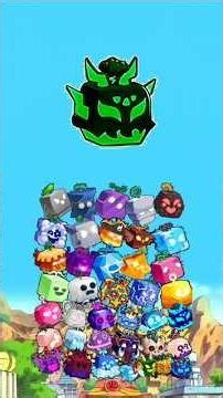 Green lightning vs all fruits#bloxfruits #viral #shorts