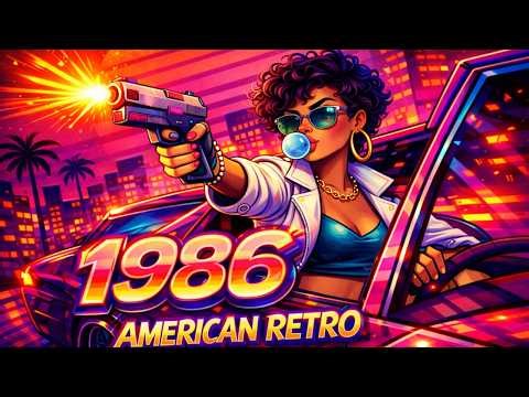1986 American Retro 🌴 Neon Night Drive | Synthwave & Retro Chill Instrumental