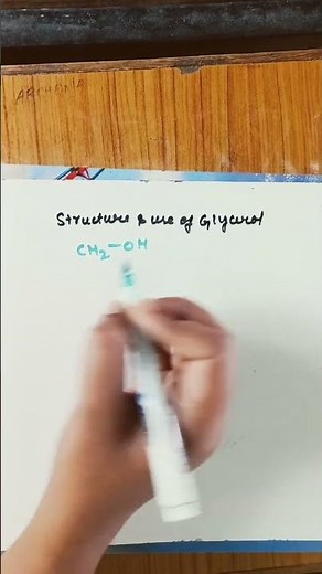 structure of glycerol#organic #chemistry#neet#iitjee