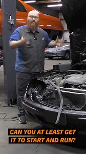 The costumer asked whether I can get this car to start and run!