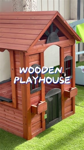 KIDSLAD Wooden Playhouse | Crafting a Fairytale in Every Backyard