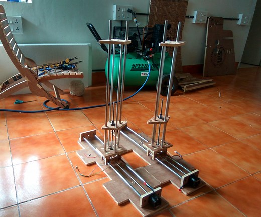 4-Axis CNC Hot-wire Foam Cutter (Arduino Ramps1.4)