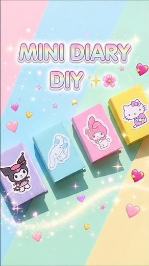 😍🔥Diy Mini Diary | Mini school Crafts #school #stationery #craft