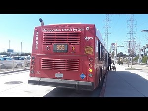 San Diego MTS New Flyer C40LF 2855 Route 955 (8th Street)