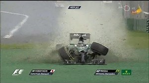 Crash Felipe Massa & Kamui Kobayashi [F1 GP Australia 2014] - Formula 1 Videos