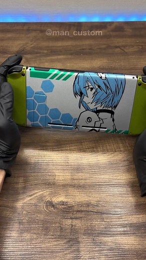 Custom Nintendo Switch Art: Rei Ayanami Edition