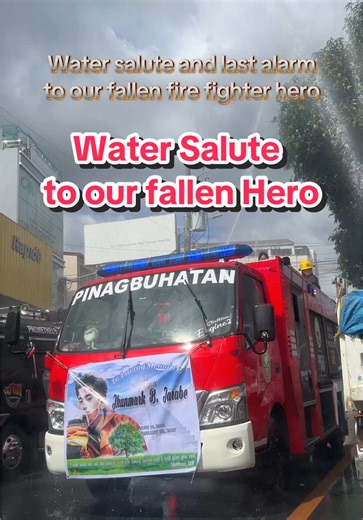Water Salute Ceremony for Fallen Firefighter Heroes