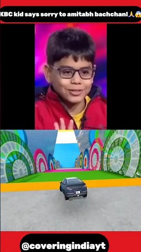 kbc kid says sorry to Amitabh bachchan! 😱 #kbckid #controversyvideo #news #viral #kbc