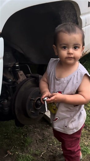 Teach em young 🔧 #uncle #nephew #relatable #teachthemyoung #mechanic #diy #unclegbody #dodge #ram