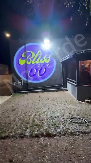 Outdoor ip67 Waterproof Rotating Advertising Image Projection Lamp Gobo Shop Logo Projector