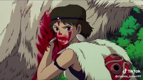 A wild princess #studioghibli #princessmononoke #anime #wolves #wildwoman