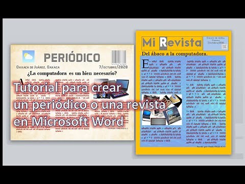 Periódico/Revista en Microsoft Word