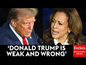 VIRAL MOMENT: Kamala Harris Goes On The Attack Against Donald Trump | Presidential Debate