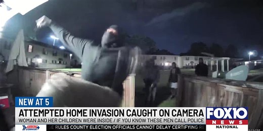 Attempted home invasion caught on camera