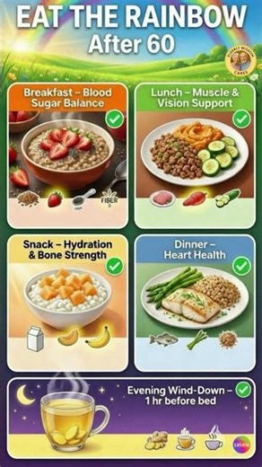 Foods As Medicine | "Eat The Rainbow" After 60 ("Blood Sugar" Diet to Boost Metabolism)