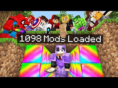 Minecraft Manhunt but i downloaded 1000+ mods..